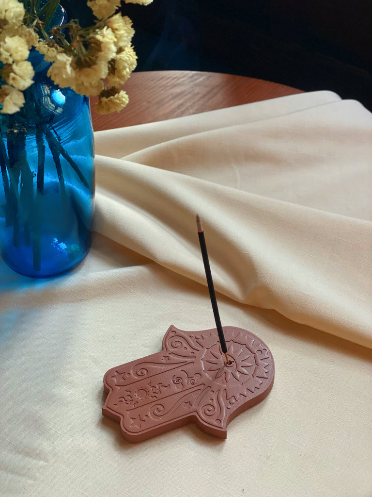 Hamsa Incense Holder
