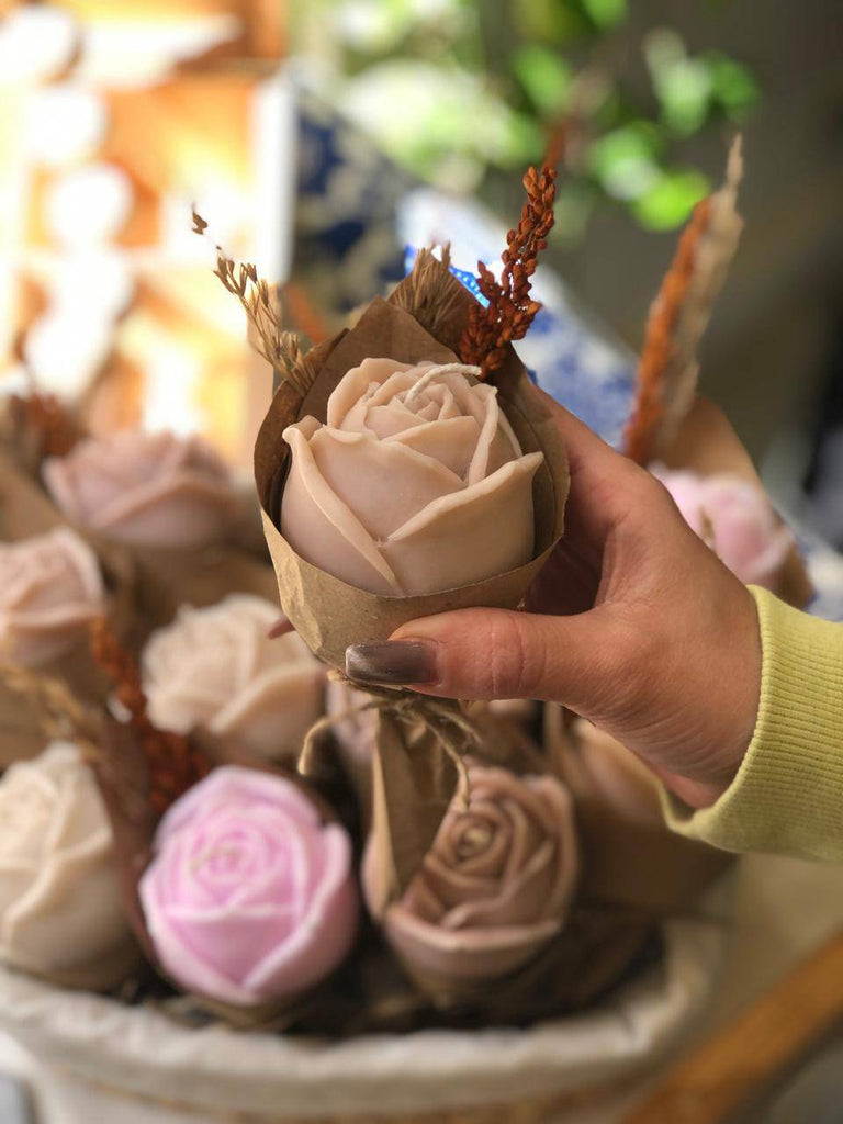 Rose Candle - Crafted Galleria