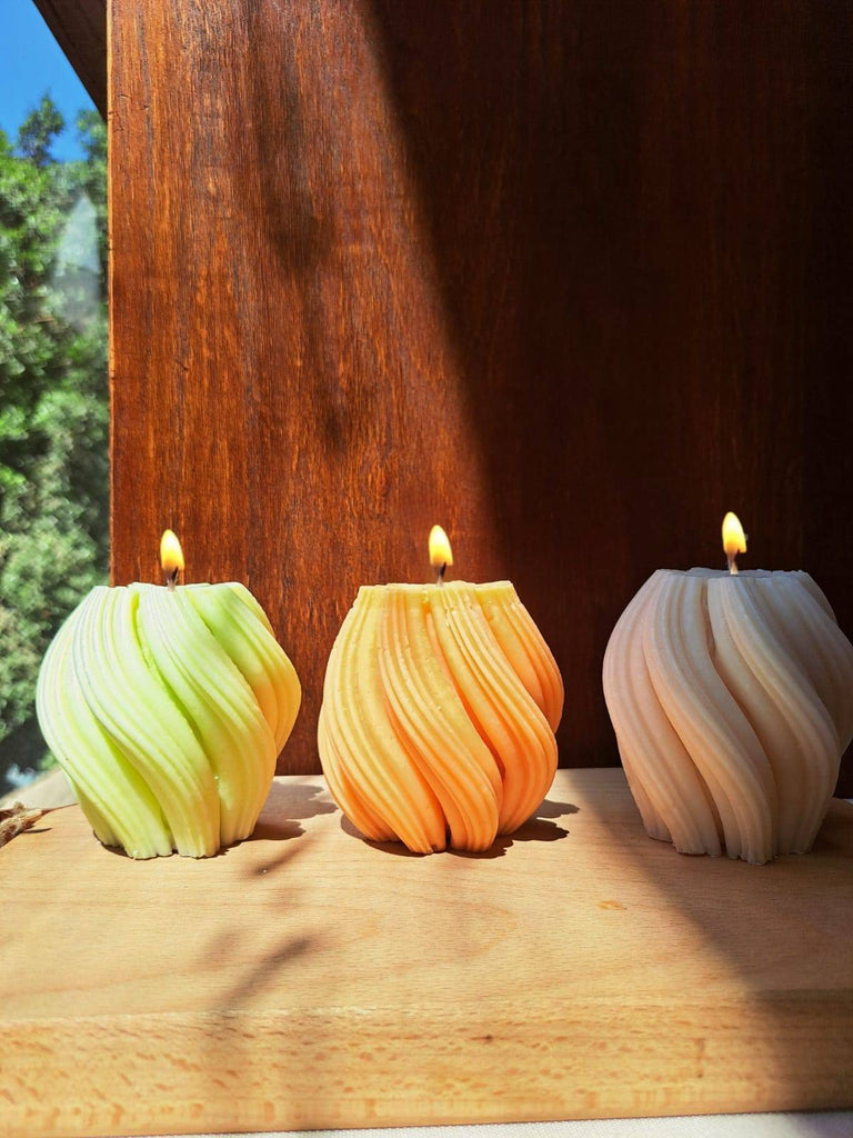 Swirl Candle - Crafted Galleria